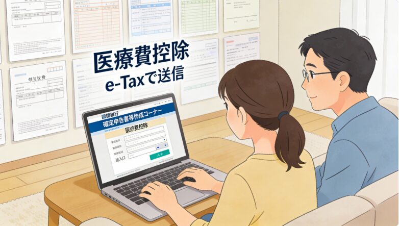 医療費控除の確定申告をネットで簡単に！国税庁ホームページでの申告手順を解説