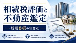 相続税評価における不動産鑑定の限界｜財産評価基本通達と総則6項の考え方