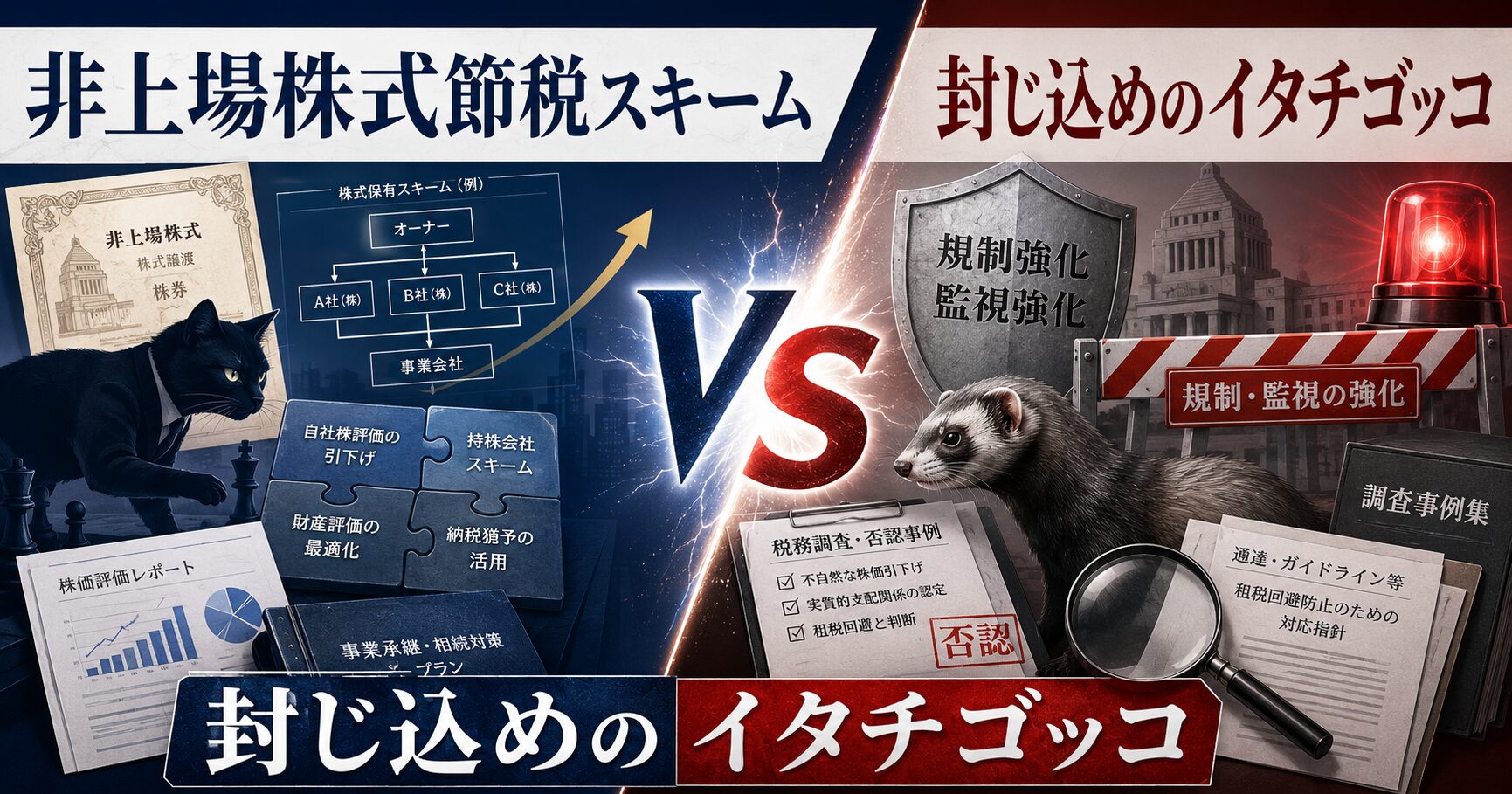 非上場株式評価の節税スキーム、「黄色信号」はすでに「赤信号」に変わりつつある