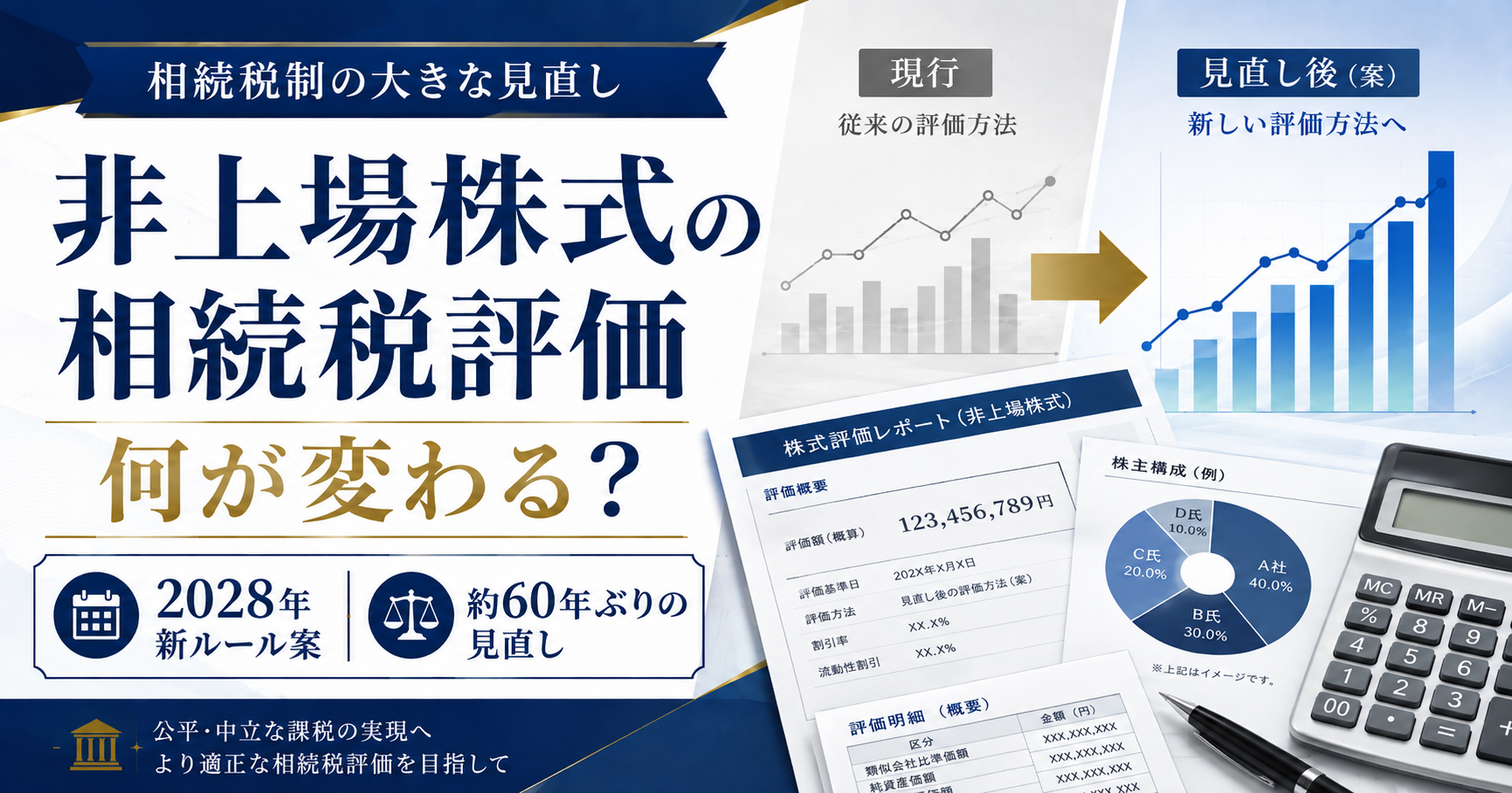 【2026年速報】非上場株式の相続税評価が約60年ぶりに大改正へ|2028年新ルール案を解説