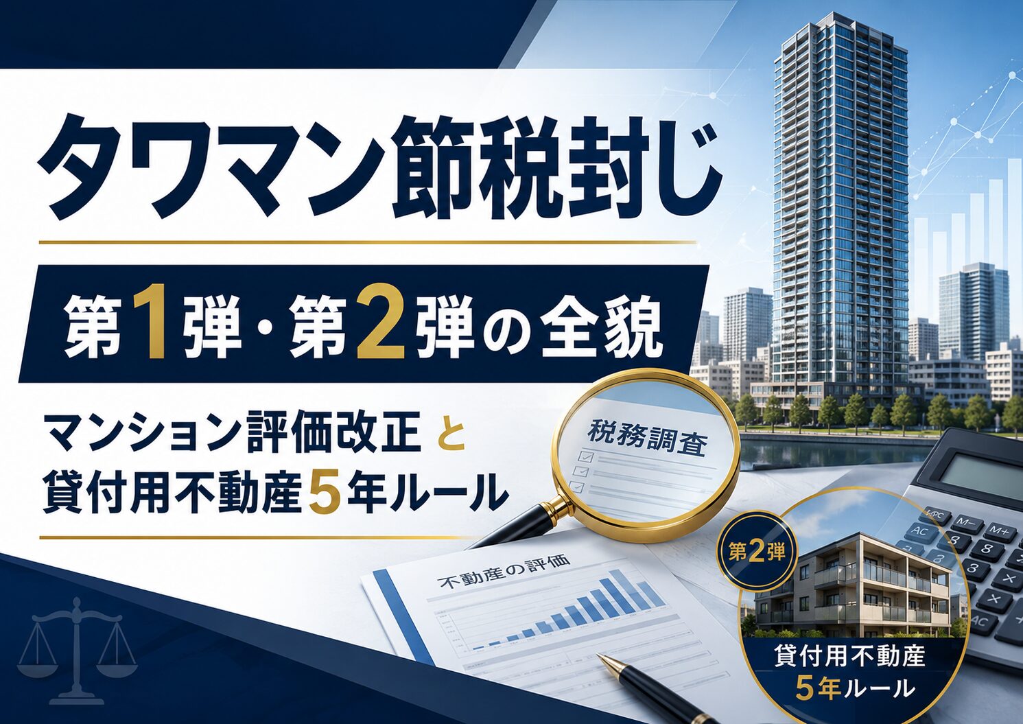 タワマン節税封じ、第1弾・第2弾の全貌|通達に書かれた乖離補正と、書かれなかった調査結果