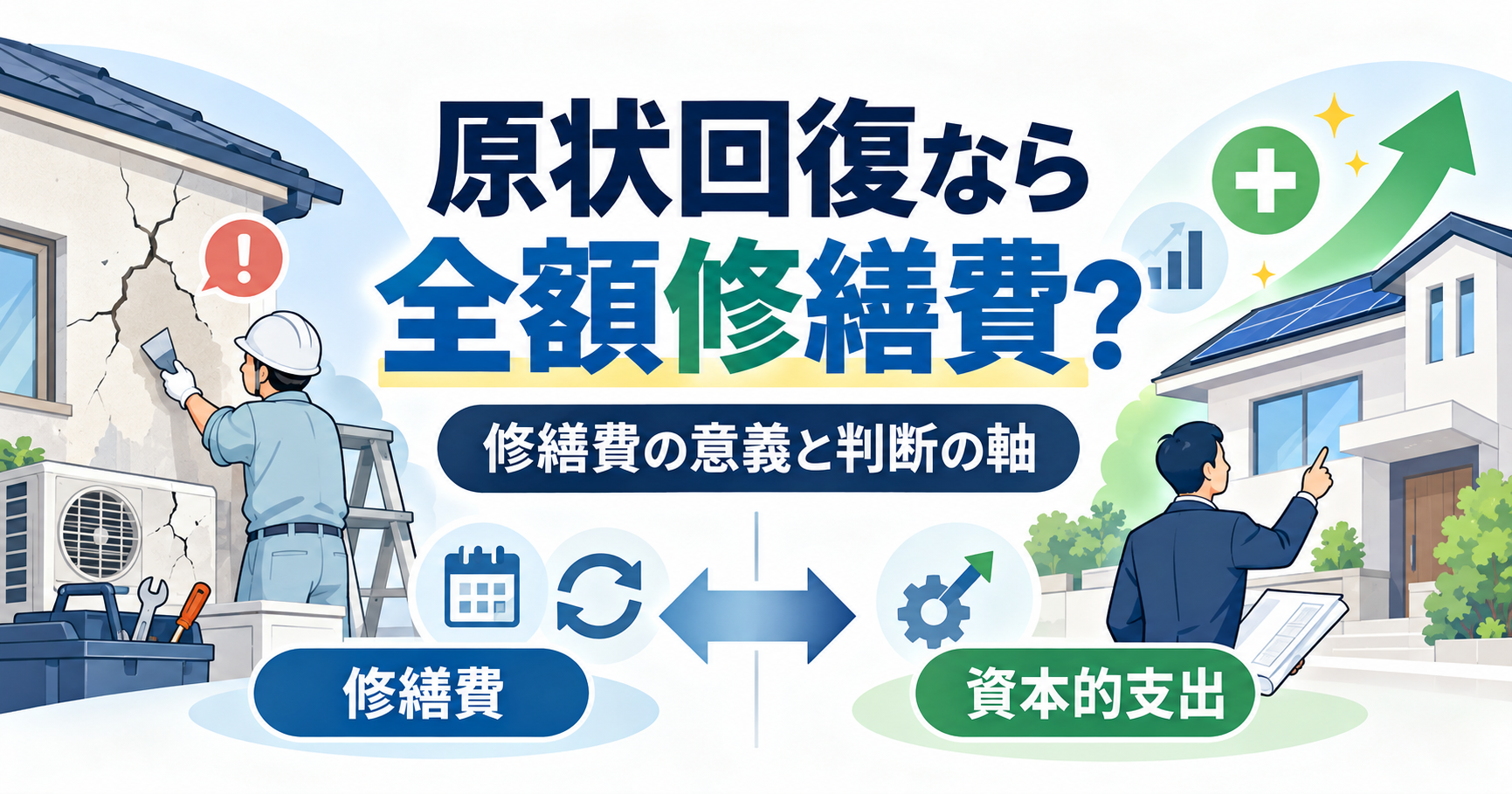 「原状回復なら全額修繕費」は本当か？ 修繕費の意義と、判断の軸（反復性・予測可能性）
