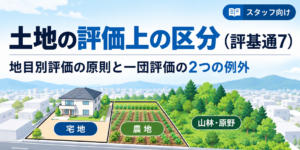 相続税の土地評価単位（評基通7）― 地目別評価と2つの例外