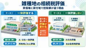 雑種地の相続税評価｜賃借権と貸付地の控除割合・一体評価を解説【スタッフ向け】